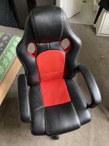 Red and black office/gaming chair