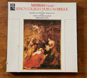 Kings College Choir MESSIAH SLS 845  3 LP box set 1973 UK