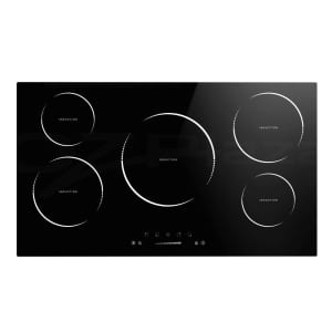 Electric Induction Cooktop 90cm Ceramic Glass 5 Zones Stove Cook Top C