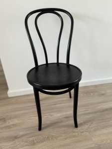 Bentwood Black Dining Chairs - Set of 6