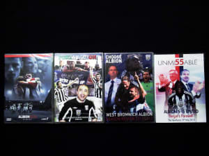 West Bromwich Albion DVDs x 4 - PDI Media (New)(Price for the lot)