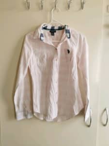Pink Checkered Shirt by U.S. Polo Assn.