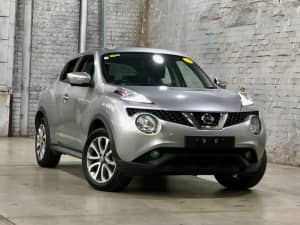 2015 Nissan Juke F15 Series 2 Ti-S X-tronic AWD Silver 1 Speed Constant Variable Hatchback