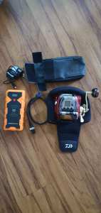 Diawa Seaborg Megatwin 800MJ Electric Reel package deal
