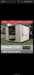 OCAM Awning Tent to Suit 3.0m X 2.5m Awning 4x4