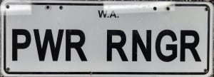 PWR RNGR Personal License Plates suit Ford Ranger