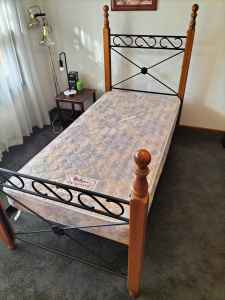 Single Bed and Mattress