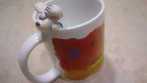 Coffee mug Diddl mouse German language cup fun