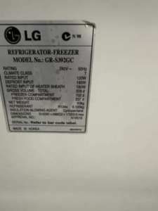 Lg 339 Litres Fridge Freezer