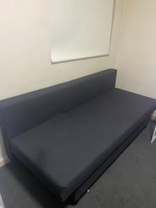 3 seater sofa couch - can be a double bed