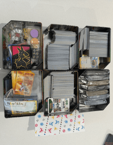 Pokemon Cards binder full and bulk with tins