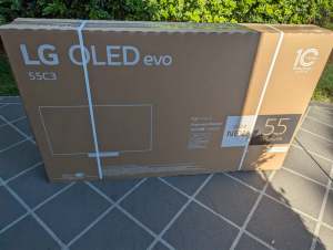 LG 55 Inch OLED C3 4K Smart TV - Brand New Unopened, Still in Box