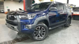 2021 Toyota Hilux GUN126R Rogue (4x4) Navy Blue 6 Speed Automatic Double Cab Pick Up