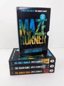 MAZE RUNNER Trilogy Boxed Book Set by James Dashner Fantasy. Can Post