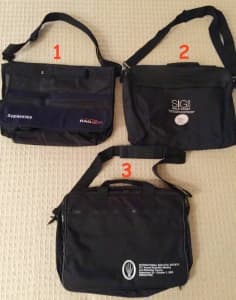 Laptop Bag/ Uni Bag - Black (3 available)
