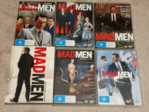 Mad Men DVD seasons 1-6