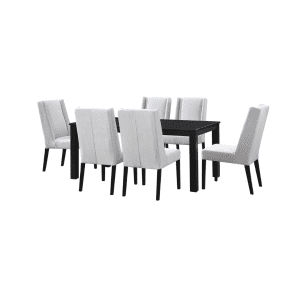 $1499 RUNOUT CLEARANCE NAPLES 2100MM 7 PIECE DINING SUITE