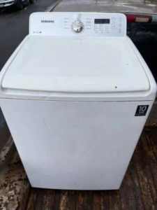 samsung 9kg top loader washing machine good working, 5 year old $160 e