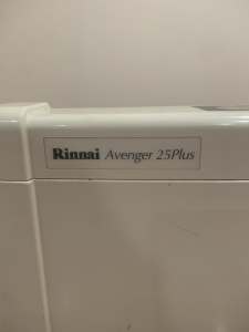 Rinnai avenger25 natural gas heater