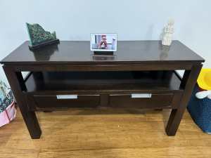 Wooden sideboard living room console