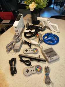 Super Nintendo Entertainment System - Wii Zapper, Wheels, Console Mod