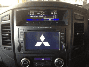 Mitsubishi Pajero car DVD GPS support Rockford Android Apple CarPlay
