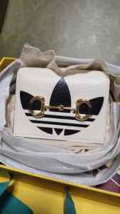 ADIDAS X GUCCI CARD CASE WITH HORSEBIT