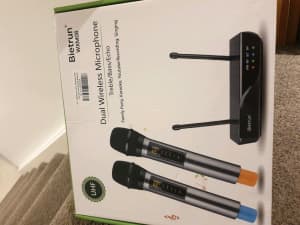 Brand new BIETRUN WXM08 Dual Wireless Microphones RRP $172