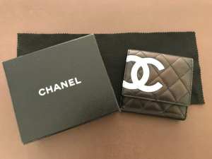 Chanel Double C Wallet Black $1000 No PayPal Excellent condition