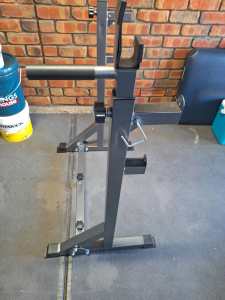 Squat rack, for weight bench 