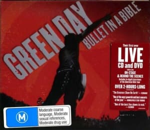 Greenday Bullet in a Bible CD and DVD