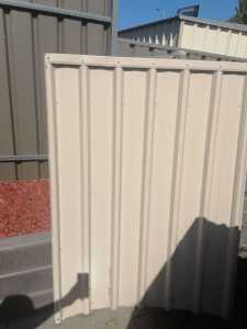 Colourbond fence gate panel with capping