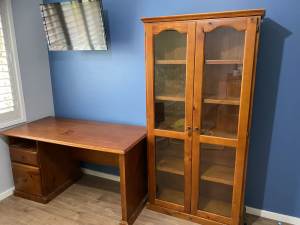 Desk Bookshelf/Cabinet Set
