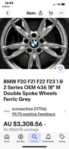 BMW rims and tyres