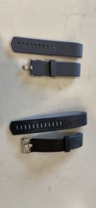 FREE FitBit replacement straps x 2 grey and black rubber