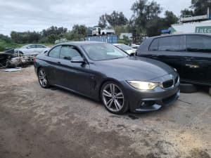 2014 BMW 435I F33 Convertible 2 door for wrecking