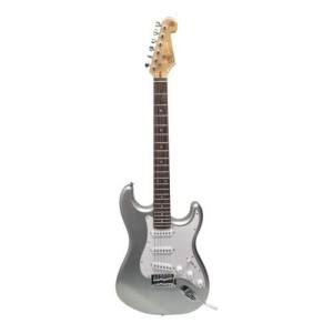 SX Standard Series Silver Electric Guitar 276363