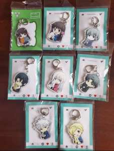 Fruits basket anime keychains lot of 8 - free shipping