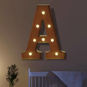 LED METAL LETTER LIGHTS FREE STANDING HANGING MARQUEE EVENT PARTY