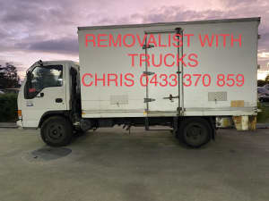 Removalist with 2 trucks
