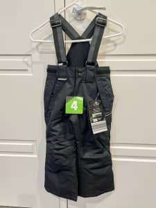 Boys snow ski winter pants size 4 years old for kids (brand new)