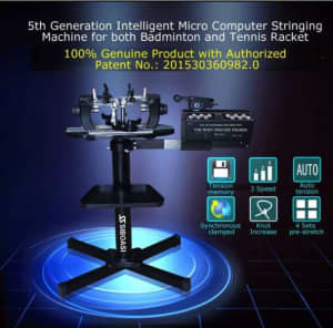 6th Generation 6 Point Micro Computer Stringing Machine for Badmi