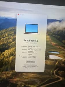 MacBook Air 13 inch 2018