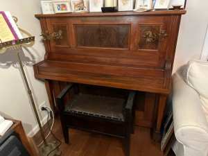 Vintage upright piano Collard & Collard.