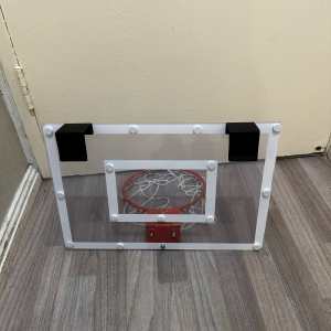 INDOOR MINI BASKETBALL HOOP FOR KIDS AND ADULT 16 X 12 INCH BOARD