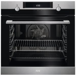 AEG 600mm Electric SteamBake stainless steel oven BEK455320M