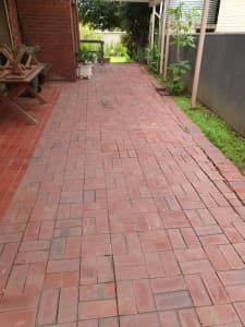Red Clay Straight Edge Pavers $0.50 cents each