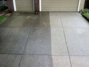 Driveway and outdoor pressure washing