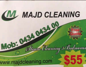 Carpet steam cleaning 3bed $75 &house clean call******0434 00 