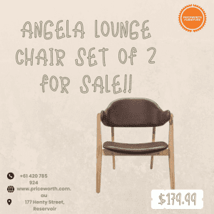 NEW PRODUCT!!! ANGELA LOUNGE CHAIR SET OF 2 FOR SALE!!